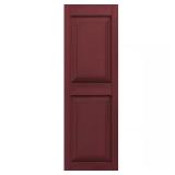 Vinyl Exterior Shutters Pair - Wineberry