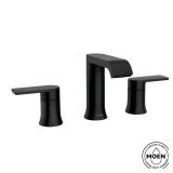 MOEN Genta 8 in. Widespread Matte Black
