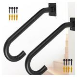Wall Mount Hand Railing for 1-2 Step Stairs