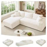 MAKIAAP Cloud Modular Sectional Sofa, Beige