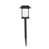 Melrose 10 Lumen Black LED Solar Path Light