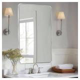 30x40 in. Silver Vanity Mirror, Aluminum Frame