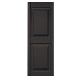 15x43 in Raised Panel Shutters #010 Brown