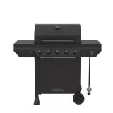 5 Burner Propane Gas Grill with Side Burner