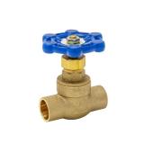 Box Lot of 1/2 in. Brass Sweat x Sweat Stop Valve