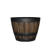 Kentucky Walnut Plastic Wine Barrel 11.33x8.51