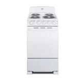 20 in. 2.3 cu. ft. Electric Range in White