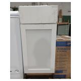15" 25" 35" Base Cabinet - White