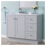 Glacier Bay 43" Vanity with Marble Top