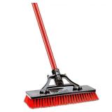 13.5 in High-Power Scrub Brush w/ Steel Handle