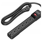 DEWENWILS 6-Outlet Surge Protector, 10ft cord