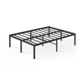 Yelena Black Metal Full Platform Bed Frame