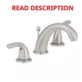 Builders 8-in. Widespread Faucet, Brushed Ni