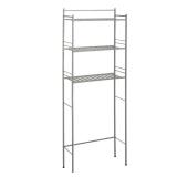 Nickel Slat Toilet Storage 24x9.5x64.5