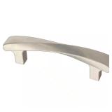 Modern Twist 3 in. Satin Nickel Pull