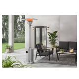48K BTU Stainless Patio Heater with Wheels