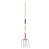 5-Oval Tine Forged Manure Fork