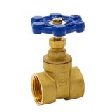 1 in. x 1 in. Brass Gate Valve, Threaded FPT