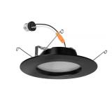 (2) 6-in 5-Way Color Temp Black LED Trim (4-Packs