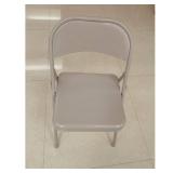 Steel Folding Chair-Beige