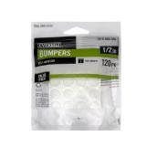 1/2 in. Clear Self-Adhesive Round Bumpers (120)