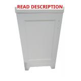 White Bathroom Vanity with Sink 18"W x 34"H x 16"