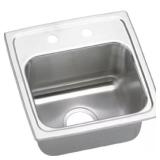 Gourmet 18 Ga Stainless 15x15 2-Hole Sink