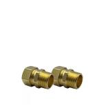 1/2 in. Compression x 3/4 in. MIP Brass Adp.