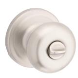 Juno Satin Nickel Privacy Door Knob with Lock
