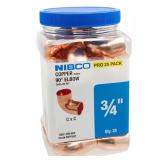 3/4 in. Wrot Copper 90  Elbow (25-Pack)