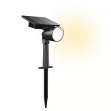 Ashlyn 100 Lumen Solar LED Light, Black (1)