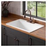Jackson 33" 3-Hole Single Bowl Sink