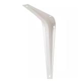 6 in. x 8 in. White Shelf Bracket