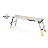 Aluminum Slim-Fold Work Platform, 300 lbs