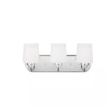 Windom 18 in. 3-Light Chrome Vanity Light