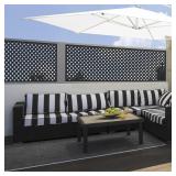 Freedom 1/4-in x 48-in vinyl Privacy Lattice