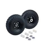 10 in. No-Flat Tire with Universal Bearing Kit
