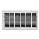 30 in. x 14 in. Steel Return Air Grille White