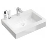 BB02-24-101, Integrated Basin, Glossy White