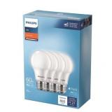 Philips A19 E26 LED Bulb Soft White 60W Eq 4Pk