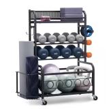 Yoga Mat Storage Rack for Gym Organizer