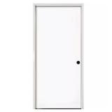 32x80 Primed Flush Interior Door w/Hinges