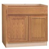 Hampton 36x24x34.5 Base Cabinet, Oak