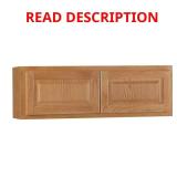(Damage Backside) Hampton 30 in. Wall Bridge Cabi
