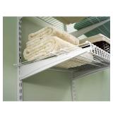 Box Lot ClosetMaid 12-in White ShelfTrack Bracket