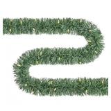50 ft. LED Pre-Lit Roping Artificial Garland