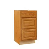 Hampton 18x21x34.5 Bath 3-Drawer Base Cabinet