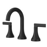 Vedra 8in Widespread Faucet - Matte Black
