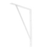 16 in. x 10 in. White Heavy-Duty Shelf Bracket