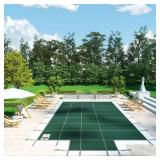 18 ft x 36 ft In-Ground Pool Cover with Steps